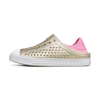 (Youth) Skechers Guzman Steps Slip-On Sandal 'Gold Glitter'