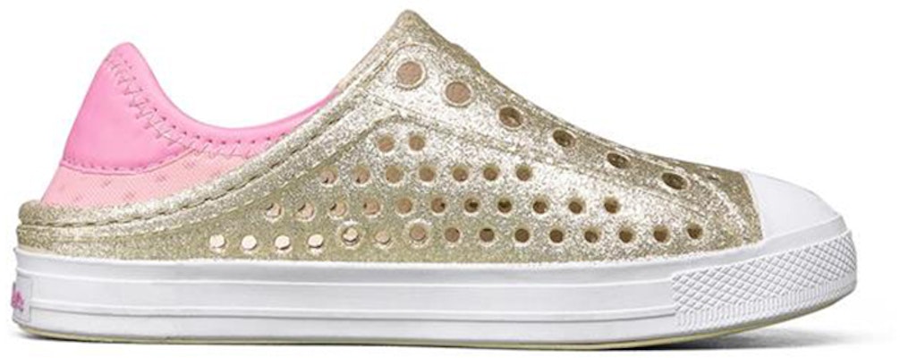 (Youth) Skechers Guzman Steps Slip-On Sandal 'Gold Glitter' 308005L-CHMP Order (Youth) Skechers Guzman Steps Slip-On Sandal 'Gold Glitter' 308005L-CHMP