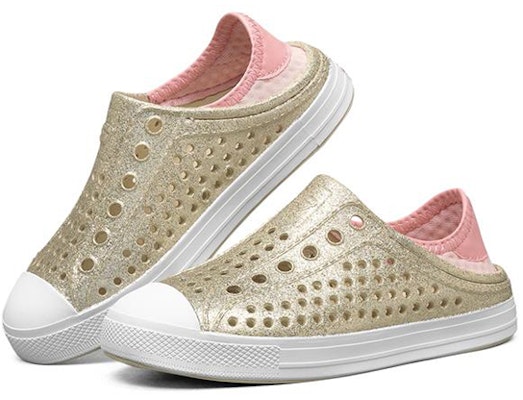 (Youth) Skechers Guzman Steps Slip-On Sandal 'Gold Glitter' 308005L-CHMP Lookbook (Youth) Skechers Guzman Steps Slip-On Sandal 'Gold Glitter' 308005L-CHMP