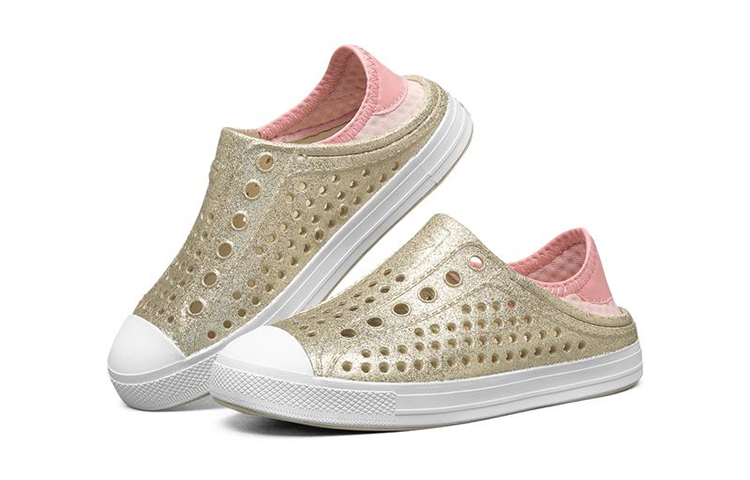 Lookbook (JR) Skechers Guzman Steps Sandal Selipar 'Emas Berkilauan' 308005L-CHMP