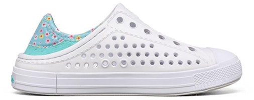 (JR) 스케쳐스 구즈만 스텝 슬립온 샌들 (화이트/멀티) 308006L-WMLT Order (JR) 스케쳐스 구즈만 스텝 슬립온 샌들 (화이트/멀티) 308006L-WMLT