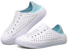 (JR) 스케쳐스 구즈만 스텝 슬립온 샌들 (화이트/멀티) 308006L-WMLT Lookbook (JR) 스케쳐스 구즈만 스텝 슬립온 샌들 (화이트/멀티) 308006L-WMLT