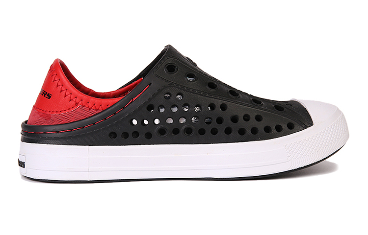 Order (JR) Skechers Guzman Steps Slip-Ons 'Hitam Merah' 91995L-BKRD