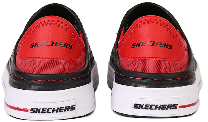 (JR) Skechers Guzman Steps Slip-Ons 'Hitam Merah' 91995L-BKRD Shop (JR) Skechers Guzman Steps Slip-Ons 'Hitam Merah' 91995L-BKRD