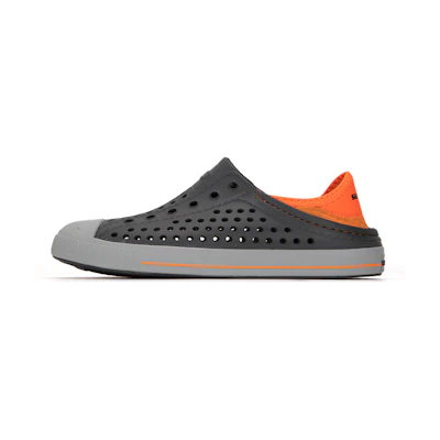 (Youth) Skechers Guzman Steps Slip-Ons 'Grey Orange'