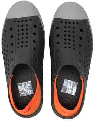 大童 Skechers 防滑耐磨 輕便洞洞涼鞋 灰橙 Shop 大童 Skechers 防滑耐磨 輕便洞洞涼鞋 灰橙