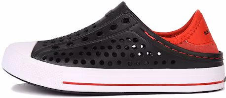 (Youth) Skechers Guzman Steps Slip-Ons 'Black Red' 91995L-BKRD (Youth) Skechers Guzman Steps Slip-Ons 'Black Red' 91995L-BKRD