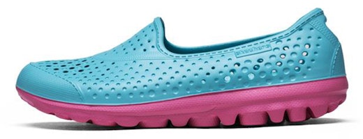 (Youth) Skechers H2 Go 'Green Pink' 86622L-AQPK (Youth) Skechers H2 Go 'Green Pink' 86622L-AQPK