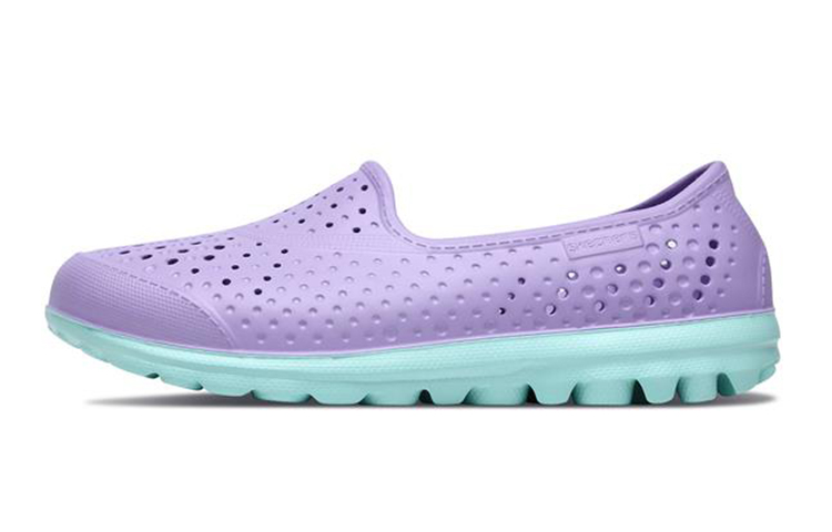 (Youth) Skechers H2 Go Slip-On Sandals 'Purple Green' 86622L-LVMT