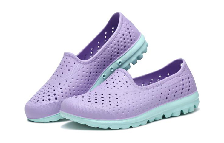 Lookbook (Youth) Skechers H2 Go Slip-On Sandals 'Purple Green' 86622L-LVMT