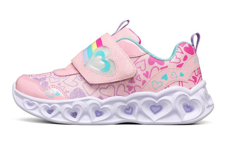 (Youth) Skechers Heart Lights 302660L-PKLV