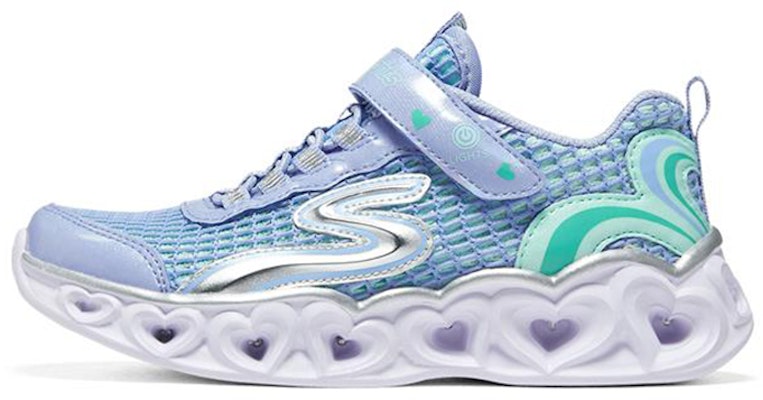 大童 Skechers Heart Lights 閃燈透氣運動休閒鞋 藍色 Buy 大童 Skechers Heart Lights 閃燈透氣運動休閒鞋 藍色