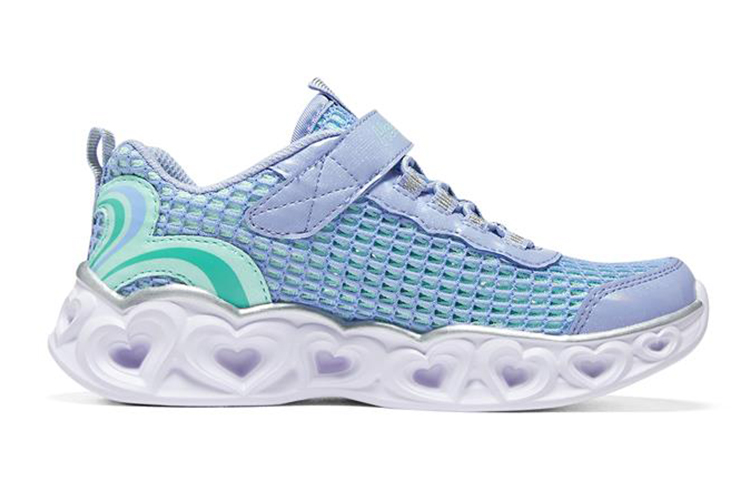 Order (JR) Skechers Heart Lights "Blu" Scarpa Bambina. 302560L-BLU