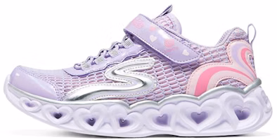 (Youth) Skechers Heart Lights 'Lavender' 302560L-LAV (Youth) Skechers Heart Lights 'Lavender' 302560L-LAV