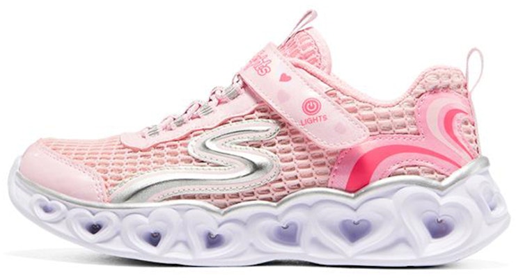 (JR) 斯凯奇心形灯鞋“粉色” 302560L-PNK Buy (JR) 斯凯奇心形灯鞋“粉色” 302560L-PNK