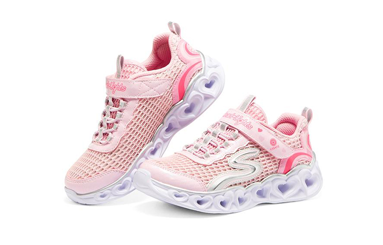 Lookbook (JR) Skechers Heart Lights ''Roze'' 302560L-PNK