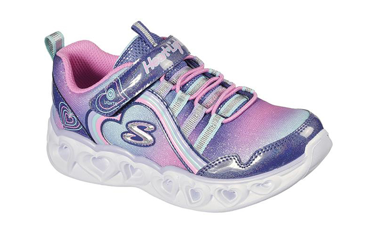 Lookbook (JR) Skechers Heart Lights 'Morado' 302308L-NVMT