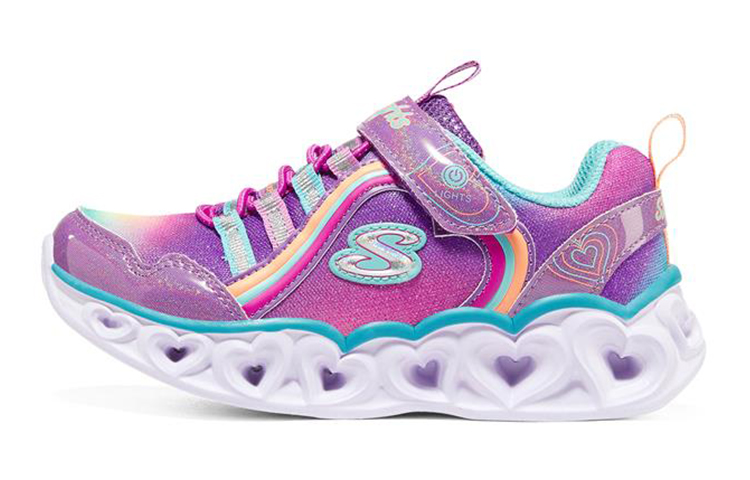 (Youth) Skechers Heart Lights 'Purple'