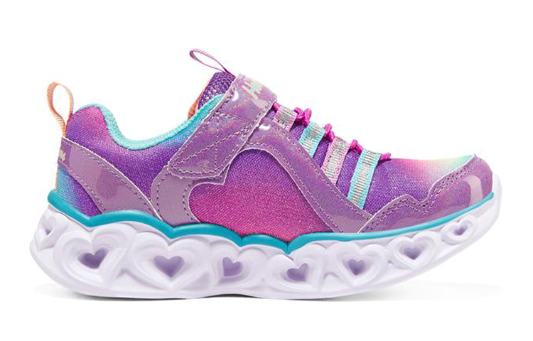 (Youth) Skechers Heart Lights 'Purple' 圖 2