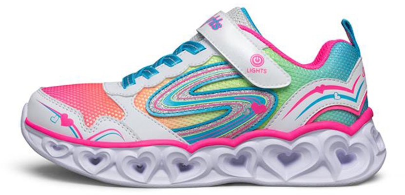 (JR) Skechers Heart Lights 'Blanco Multicolor' 20294L-WMLT Buy (JR) Skechers Heart Lights 'Blanco Multicolor' 20294L-WMLT