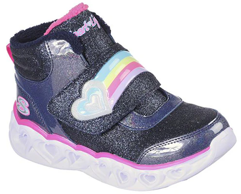 (JR) Skechers Heart Lights High Top ''Schwarzer Blitz'' 302669L-NVPK Lookbook (JR) Skechers Heart Lights High Top ''Schwarzer Blitz'' 302669L-NVPK