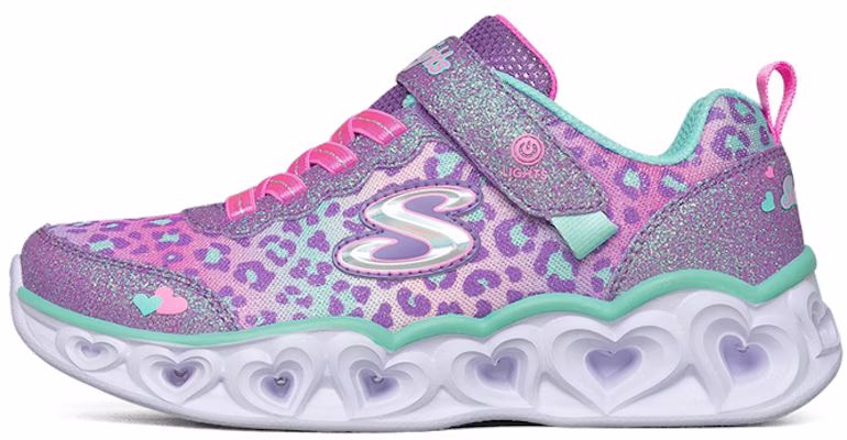 (JR) Skechers Heart Lights Low 'Ungu Hijau' 302145L-LVAQ Buy (JR) Skechers Heart Lights Low 'Ungu Hijau' 302145L-LVAQ