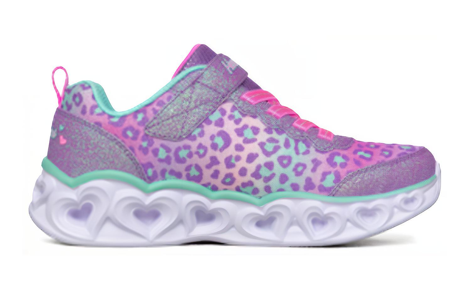 Order (JR) Skechers Heart Lights Low "Lila Grün" 302145L-LVAQ