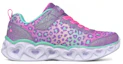 Order (JR) Skechers Heart Lights Low "Lila Grün" 302145L-LVAQ