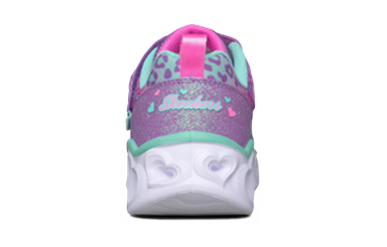 Shop (JR) Skechers Heart Lights Low "Lila Grün" 302145L-LVAQ