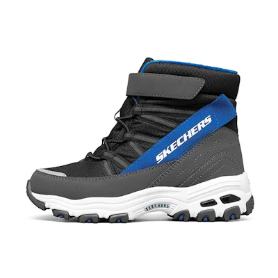 (Youth) Skechers High-Top Sneaker 'Black Blue'