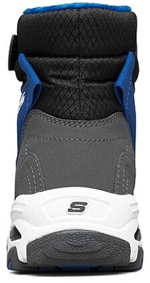 大童 Skechers 高筒運動休閒鞋 黑藍 Lookbook 大童 Skechers 高筒運動休閒鞋 黑藍
