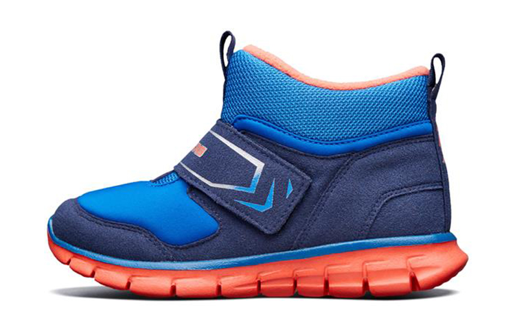 (Youth) Skechers High-Top Sneaker 'Blue Fleece' 660019L-NVBL
