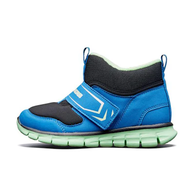 (Youth) Skechers High-Top Sneakers 'Blue Black Fleece'