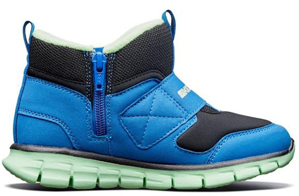 (Youth) Skechers High-Top Sneakers 'Blue Black Fleece' 660019L-BLLM Order (Youth) Skechers High-Top Sneakers 'Blue Black Fleece' 660019L-BLLM