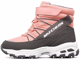 (Youth) Skechers High Top Sneaker 'Pink Grey' 664200L-PKGY (Youth) Skechers High Top Sneaker 'Pink Grey' 664200L-PKGY