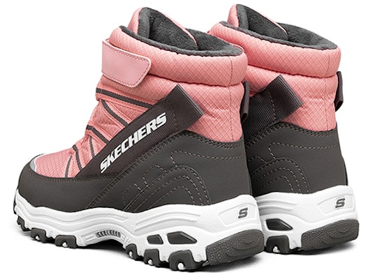(Youth) Skechers High Top Sneaker 'Pink Grey' 664200L-PKGY Shop (Youth) Skechers High Top Sneaker 'Pink Grey' 664200L-PKGY