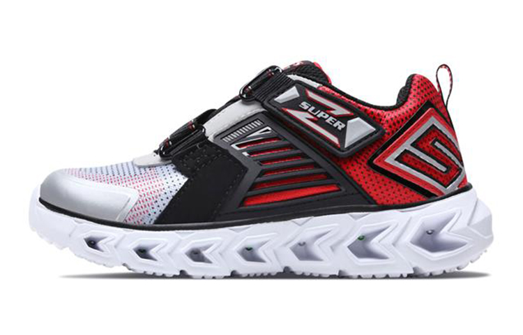 (Youth) Skechers Hypno-Flash 2.0 'Silver Black' 90587L-SLBK