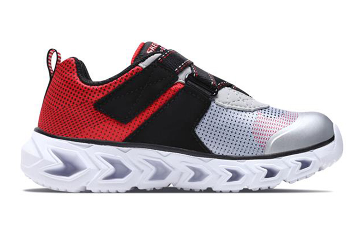Order (JR) Skechers Hypno-Flash 2.0 ''Silber Schwarz'' 90587L-SLBK