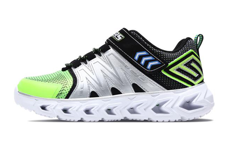 (Youth) Skechers Hypno-Flash 'Green Black' 90585L-LMBK