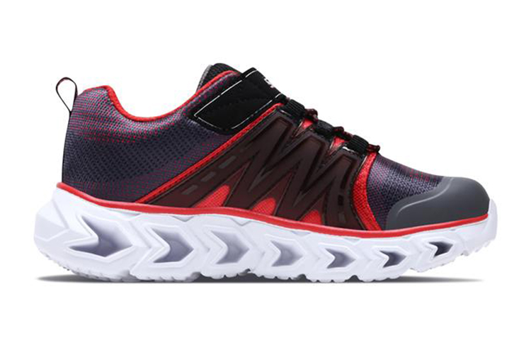 (Youth) Skechers Hypno-Flash 'Grey Red' 圖 2