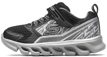 (Youth) Skechers Hypno-Flash Tremblers 'Black Silver' 90581L-BKSL (Youth) Skechers Hypno-Flash Tremblers 'Black Silver' 90581L-BKSL