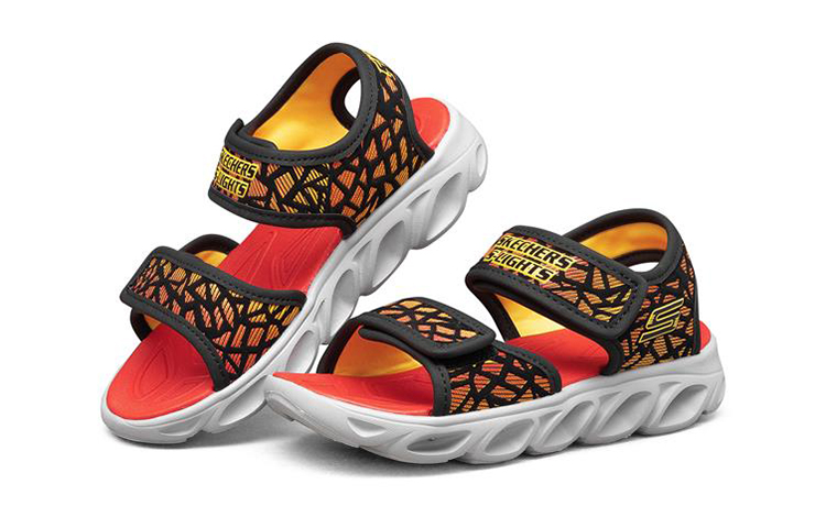 Lookbook (JR) Skechers Hypno-Splash ''Arancione Nero'' 402003L-BKRD