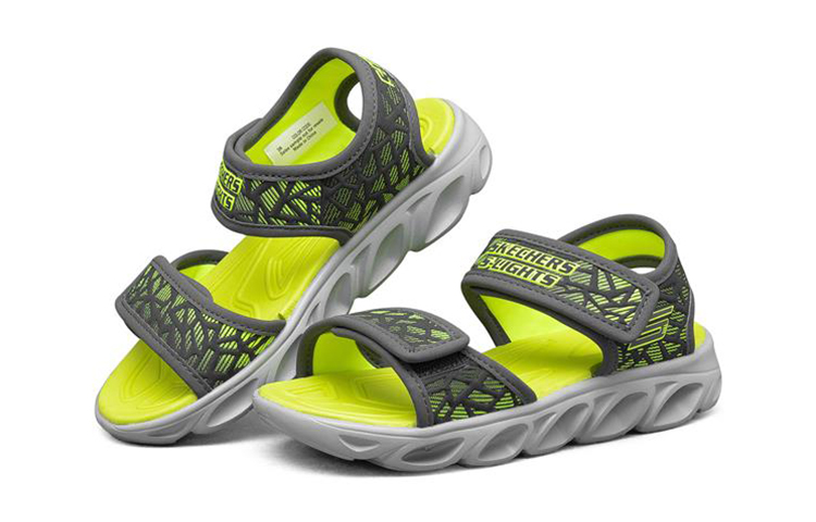 Lookbook (JR) Skechers Hypno-Splash ''Gele Magische Klittenband Lichtgevende'' 402003L-CCYL