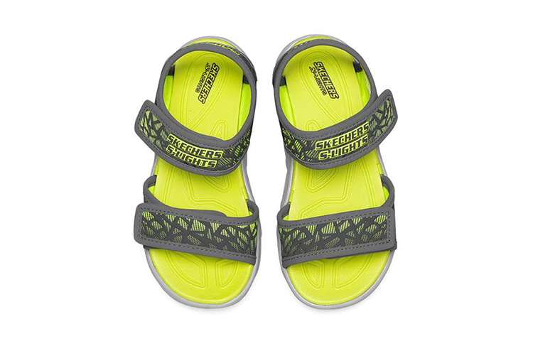 Shop (JR) Skechers Hypno-Splash ''Gele Magische Klittenband Lichtgevende'' 402003L-CCYL