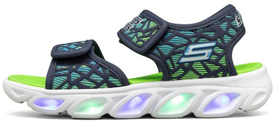 (Youth) Skechers Hypno-Splash 'Green Blue Black' 402003L-NVLM Buy (Youth) Skechers Hypno-Splash 'Green Blue Black' 402003L-NVLM