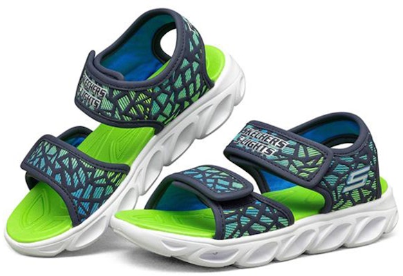 (Youth) Skechers Hypno-Splash 'Green Blue Black' 402003L-NVLM Lookbook (Youth) Skechers Hypno-Splash 'Green Blue Black' 402003L-NVLM