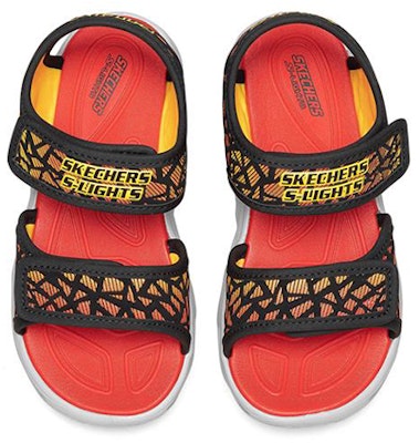 (JR) Skechers Hypno-Splash 'Oranye Hitam' 402003L-BKRD Shop (JR) Skechers Hypno-Splash 'Oranye Hitam' 402003L-BKRD