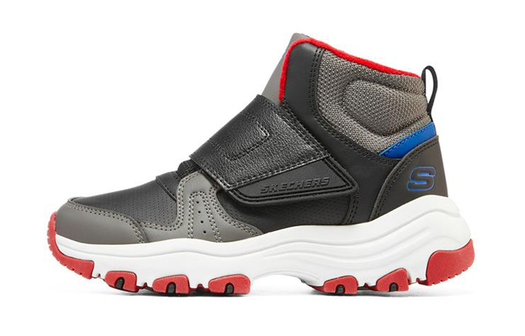 (Youth) Skechers I- Conik Mid 'Black Red' 8701647L-BKMT