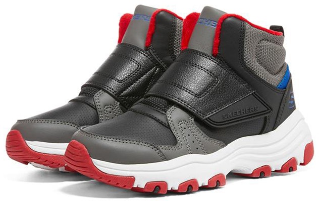 (JR) Skechers I-Conik Mid 'Hitam Merah' 8701647L-BKMT Lookbook (JR) Skechers I-Conik Mid 'Hitam Merah' 8701647L-BKMT