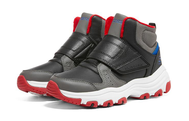Lookbook (Youth) Skechers I- Conik Mid 'Black Red' 8701647L-BKMT